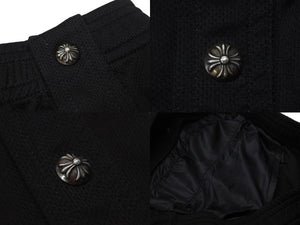 CHROME HEARTS クロムハーツ トラックショートパンツ ショートサイズL クロスボールボタン メッシュ開閉可能 美品 中古 4b003662