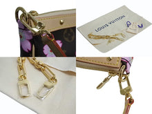 Load image into Gallery viewer, 新品未使用 LOUIS VUITTON ルイヴィトン 村上隆 LV × TM モノグラム チェリーブロッサム ポシェット・アクセソワール ハンドバッグ M13666 中古 4b003665