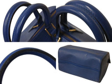 Load image into Gallery viewer, LOUIS VUITTON ルイヴィトン エピレザー スピーディ25 M43015 ハンドバッグ ミニボストン トレドブルー ゴールド金具 美品 中古 4b003671
