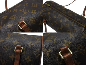 LOUIS VUITTON ルイヴィトン パピヨン26 ハンドバッグ M51386 モノグラム PVC レザー ブラウン ゴールド金具 美品 中古 4b003674