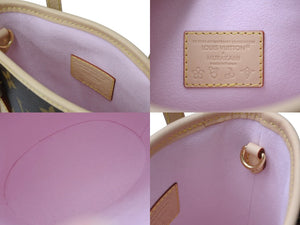 新品未使用 LOUIS VUITTON LV × TM ルイヴィトン ナノ バケット ハンドバッグ M13417 モノグラム チェリーブロッサム 村上隆 中古 4b003680