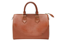 Load image into Gallery viewer, LOUIS VUITTON ルイヴィトン スピーディ25 ハンドバッグ ミニボストンバッグ エピレザー M43017 ブラウン 美品 中古 4b003681
