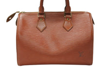 Load image into Gallery viewer, LOUIS VUITTON ルイヴィトン スピーディ25 ハンドバッグ ミニボストンバッグ エピレザー M43017 ブラウン 美品 中古 4b003681