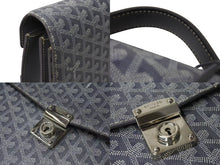 Load image into Gallery viewer, GOYARD ゴヤール ビジネスバッグ シープル フリーフケース グレー PVCレザー シルバー金具 美品 中古 4b003689