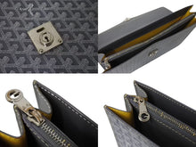 Load image into Gallery viewer, GOYARD ゴヤール ビジネスバッグ シープル フリーフケース グレー PVCレザー シルバー金具 美品 中古 4b003689