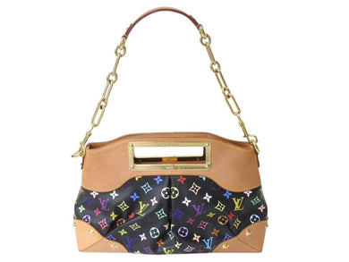 LOUIS VUITTON ルイヴィトン ショルダーバッグ ジュディMM 村上隆 M40256 モノグラムマルチカラー ブラック 美品 中古 4b003692