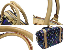 Load image into Gallery viewer, LOUIS VUITTON ルイヴィトン モノグラムマルチカラー プリシラ M40097 ハンドバッグ ノワール ブラック ゴールド金具 美品 中古 4b003694