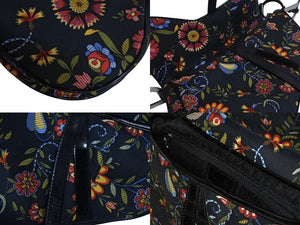 CHRISTIAN DIOR クリスチャンディオール ガリアーノ期 サドルバッグ RU0052 キャンバス レザー マルチカラー シルバー金具 美品 中古 4b003695