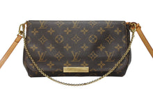 Load image into Gallery viewer, LOUIS VUITTON ルイヴィトン モノグラム フェイボリットMM ショルダーバッグ M40718 ブラウン ゴールド金具 美品 中古 4b003696