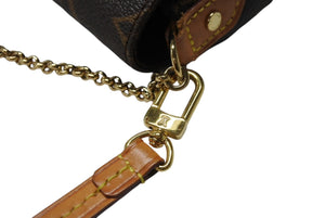 LOUIS VUITTON ルイヴィトン モノグラム フェイボリットMM ショルダーバッグ M40718 ブラウン ゴールド金具 美品 中古 4b003696