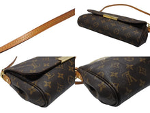 Load image into Gallery viewer, LOUIS VUITTON ルイヴィトン モノグラム フェイボリットMM ショルダーバッグ M40718 ブラウン ゴールド金具 美品 中古 4b003696