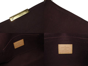 LOUIS VUITTON ルイヴィトン モノグラム フェイボリットMM ショルダーバッグ M40718 ブラウン ゴールド金具 美品 中古 4b003696