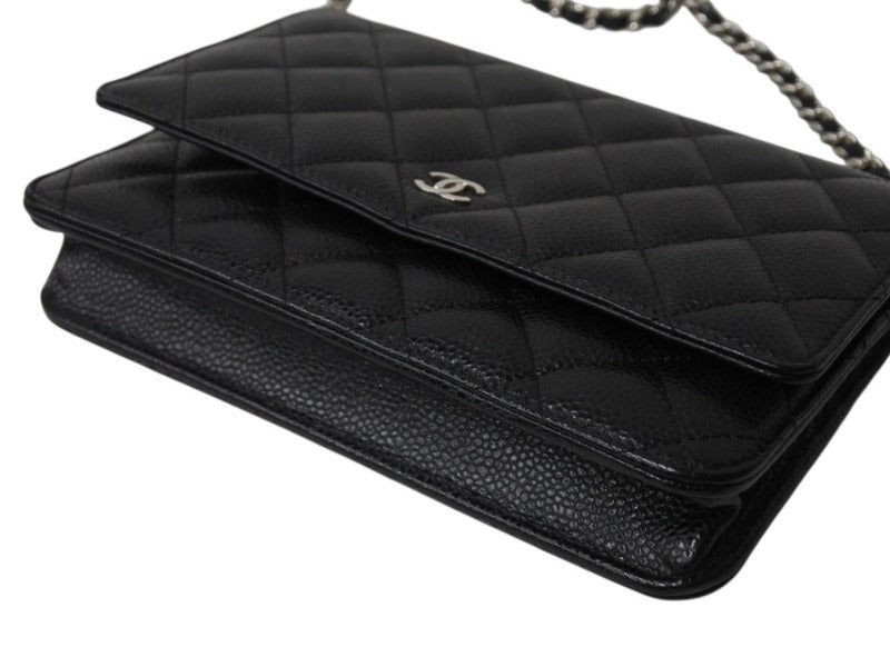 極美品 CHANEL シャネル チェーンウォレット 長財布 AP0250 27