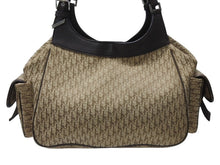 Load image into Gallery viewer, Christian Dior クリスチャンディオール ショルダーバッグ トロッター キャンバス ベージュ ブラウン シルバー金具 美品 中古 4b003701