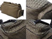 Load image into Gallery viewer, Christian Dior クリスチャンディオール ショルダーバッグ トロッター キャンバス ベージュ ブラウン シルバー金具 美品 中古 4b003701