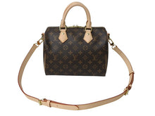 Load image into Gallery viewer, 極美品 LOUIS VUITTON ルイヴィトン スピーディー25 ハンドバッグ ショルダーバッグ 2way M46977 ブラウン モノグラムキャンバス レザー 中古 4b003704