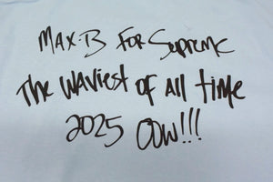 新品未使用 Supreme シュプリーム MAX B TEE マックス ビー 半袖Tシャツ サイズL フォトプリント ラッパー ハーレム 25SS 中古 4b003709