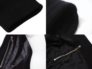 CHROME HEARTS クロムハーツ ダガージップ デッドロングフーコート サイズM カシミヤ クロスボール ボロチップ 美品 中古 4b003713 