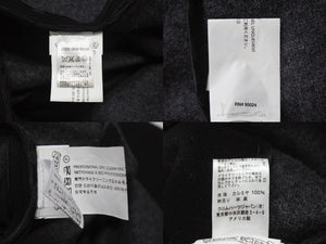 CHROME HEARTS クロムハーツ クロスボールボタン ダブルブレスト カシミヤコート ブラック サイズM 美品 中古 4b003714 