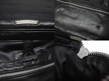 Load image into Gallery viewer, CHROME HEARTS クロムハーツ ダイパーバッグ BSフレア 2WAYバッグ マザーバック レザー シルバー925 ブラック 美品 中古 4b003716