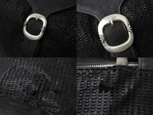 画像をギャラリービューアに読み込む, CHROME HEARTS クロムハーツ JET SET トートバッグ ボストンバッグ クロスパッチ レザー シルバー925 ブラック 美品 中古 4b003717 