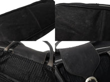 画像をギャラリービューアに読み込む, CHROME HEARTS クロムハーツ JET SET トートバッグ ボストンバッグ クロスパッチ レザー シルバー925 ブラック 美品 中古 4b003717 