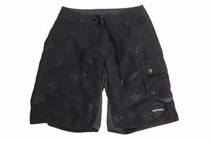 CHROME HEARTS クロムハーツ SWIM PANTS CRS BTN クロスボールボタン ショーツ ハーフパンツ ブラック サイズ28 美品 中古 4b003719 