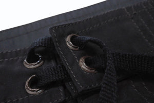 CHROME HEARTS クロムハーツ SWIM PANTS CRS BTN クロスボールボタン ショーツ ハーフパンツ ブラック サイズ28 美品 中古 4b003719 