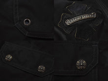 画像をギャラリービューアに読み込む, CHROME HEARTS クロムハーツ SWIM PANTS CRS BTN クロスボールボタン ショーツ ハーフパンツ ブラック サイズ28 美品 中古 4b003719 