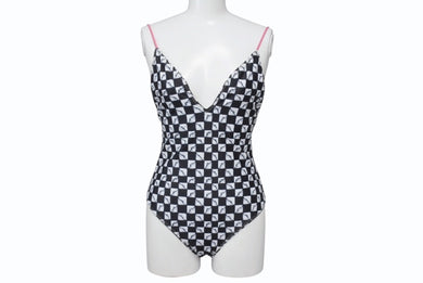 CHROME HEARTS x MATTY BOY クロムハーツ マッティボーイ 99 EYE PRINT SWIMWEAR TOP&BOTTOM スイムウェア 水着 サイズM 美品 中古 4b003721 