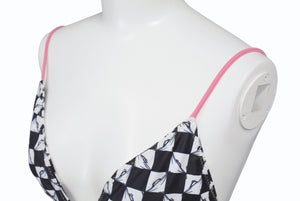 CHROME HEARTS x MATTY BOY クロムハーツ マッティボーイ 99 EYE PRINT SWIMWEAR TOP&amp;BOTTOM スイムウェア 水着 サイズM 美品 中古 4b003721 