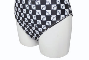 CHROME HEARTS x MATTY BOY クロムハーツ マッティボーイ 99 EYE PRINT SWIMWEAR TOP&amp;BOTTOM スイムウェア 水着 サイズM 美品 中古 4b003721 