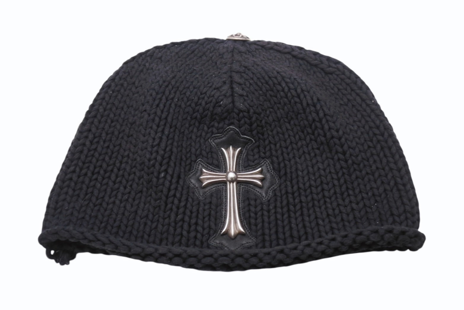 CHROME HEARTS クロムハーツ ラージクロス ビーニー ニット帽 カシミヤ