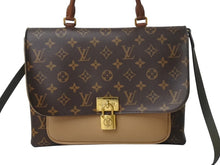 Load image into Gallery viewer, 極美品 LOUIS VUITTON ルイヴィトン マリニャン モノグラム セサミ 2WAY ショルダーバッグ M44257 ブラウン 中古 4b003782