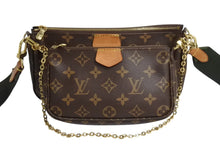 Load image into Gallery viewer, LOUIS VUITTON ルイヴィトン モノグラム ミュルティポシェット アクセソワール カーキ ショルダーバッグ M44813 美品 中古 4b003725