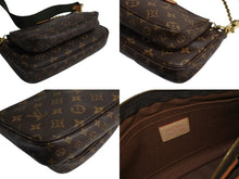 Load image into Gallery viewer, LOUIS VUITTON ルイヴィトン モノグラム ミュルティポシェット アクセソワール カーキ ショルダーバッグ M44813 美品 中古 4b003725