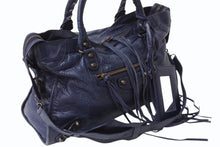 Load image into Gallery viewer, BALENCIAGA バレンシアガ The City ザ シティ 2WAY ハンドバッグ ネイビー 紺色 115748 レザー ショルダー 鞄 良品 中古 4b003728