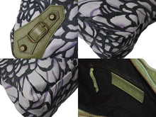 Load image into Gallery viewer, BALENCIAGA バレンシアガ 花柄 The City ザシティ 2WAY ハンドバッグ レザー ナイロン グリーン ワンショルダー 良品 中古 4b003730