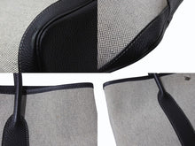Load image into Gallery viewer, HERMES エルメス ハンドバッグ ハンドバッグ ガーデンパーティPM トワルアッシュ ベージュ 美品 中古 4b003731