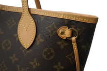 Load image into Gallery viewer, LOUIS VUITTON ルイヴィトン トートバッグ ネヴァーフルPM モノグラム M40155 ブラウン モノグラムキャンバス レザー ゴールド金具 美品 中古 4b003733