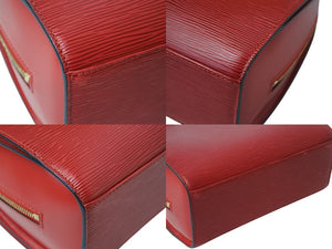 LOUIS VUITTON ルイヴィトン ポンヌフ ハンドバッグ M52057 エピレザー カスティリアンレッド ゴールド金具 美品 中古 4b003734