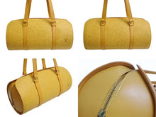 Load image into Gallery viewer, LOUIS VUITTON ルイヴィトン スフロ ハンドバッグ M52229 エピ レザー イエロー ゴールド金具 美品 中古 4b003735