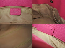 Load image into Gallery viewer, Christian Dior クリスチャンディオール ハンドバッグ トロッター ロゴプレート 09-BO-0095 カーキ ピンク キャンバス レザー 美品 中古 4b003736