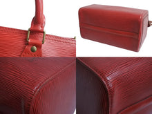 Load image into Gallery viewer, LOUIS VUITTON ルイヴィトン スピーディ25 ハンドバッグ ミニボストンバッグ エピレザー M43017 カスティリアンレッド 美品 中古 4b003745