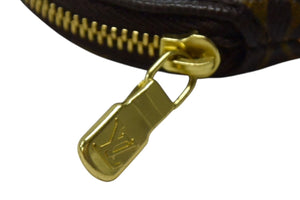 LOUIS VUITTON ルイヴィトン ポルトモネ ロン コインケース 小銭入れ M61926 モノグラム ブラウン 美品 中古 4b003749