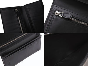 Berluti ベルルッティ スクリット カリグラフィ サンタル レザー ジップ ロングウォレット 長財布 サンドベージュ N235749 ロゴ 小物 美品 中古 4b003751