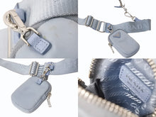 Load image into Gallery viewer, PRADA プラダ Re-Edition 2005 ショルダーバッグ 1BH204 2WAY Re-Nylon リナイロン ライトブルー トライアングルロゴ 美品 中古 4b003753