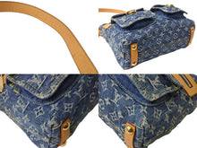 Load image into Gallery viewer, LOUIS VUITTON ルイヴィトン モノグラムデニム バギーPM ショルダーバッグ ワンショルダー M95049 インディゴブルー 美品 中古 4b003757