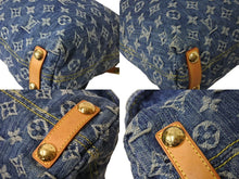 Load image into Gallery viewer, LOUIS VUITTON ルイヴィトン モノグラムデニム バギーPM ショルダーバッグ ワンショルダー M95049 インディゴブルー 美品 中古 4b003757