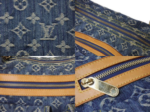 LOUIS VUITTON ルイヴィトン モノグラムデニム バギーPM ショルダーバッグ ワンショルダー M95049 インディゴブルー 美品 中古 4b003757